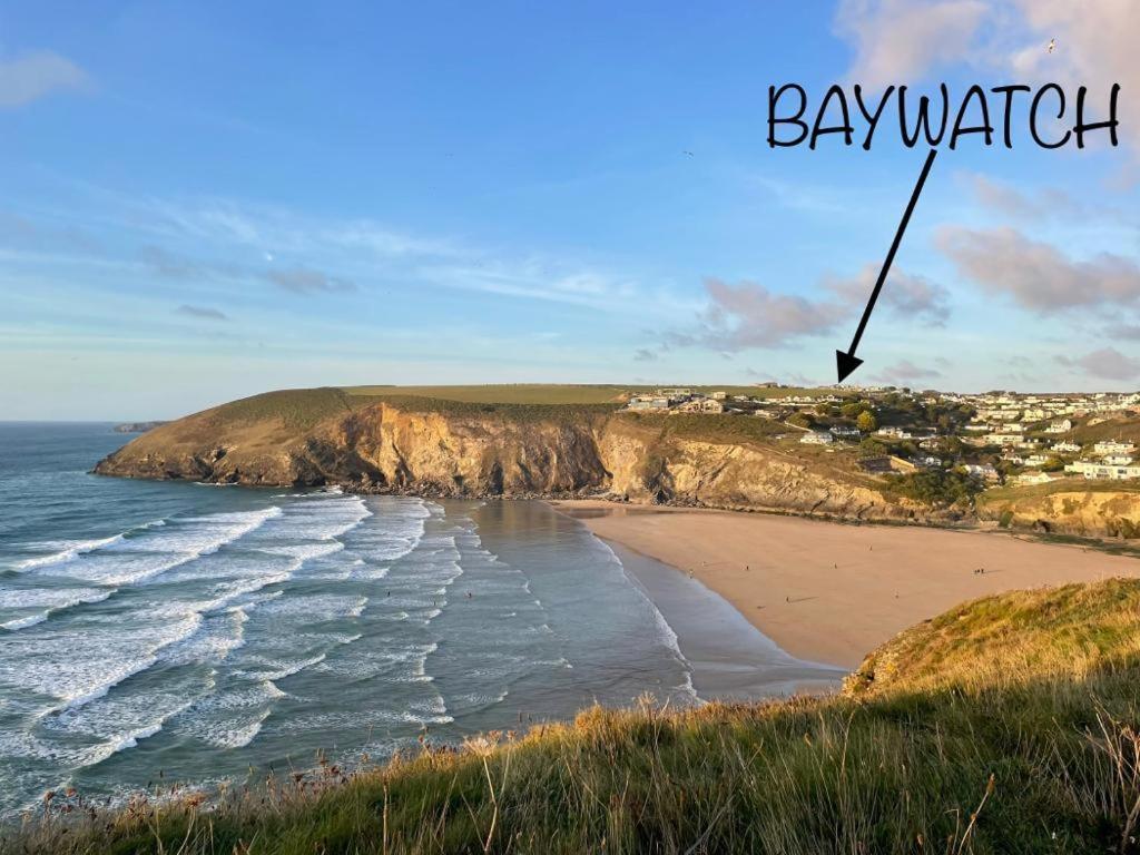 Baywatch Mawgan Porth Spacious Home Sleeps 9, Games Room, Parking & Garden エクステリア 写真